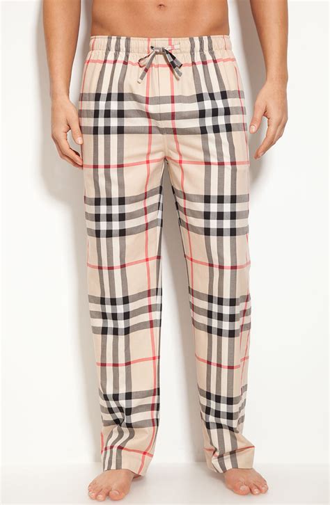 burberry cotton pajama pants